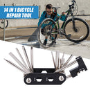 14 in 1 Bicycle Allen Wrench Screwdriver Bike Repair Multi Tools Black
