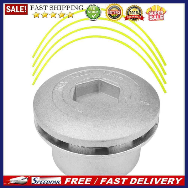 Brush Cutter Grass Trimmer Head 3 Lines Lawn Mower Accessory Cutting Thread