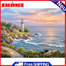Diamond Painting DIY Round Diamond Seaside Scenery