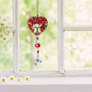 Crystal Prism Ball Pendant Window Wind Chimes Garden Hanging Ornament (A) Newly