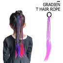 Girls Elastic Wig Hair Tie Ponytail Braider Children Twist Rope Hair Accessor