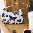 Korean Sweet Butterfly Handbag Nylon Shoulder Underarm Bag Women Tote Purses