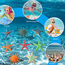 8pcs Starfish Pool Toys - Swimming Pool Diving Toys for Kids Summer Water G