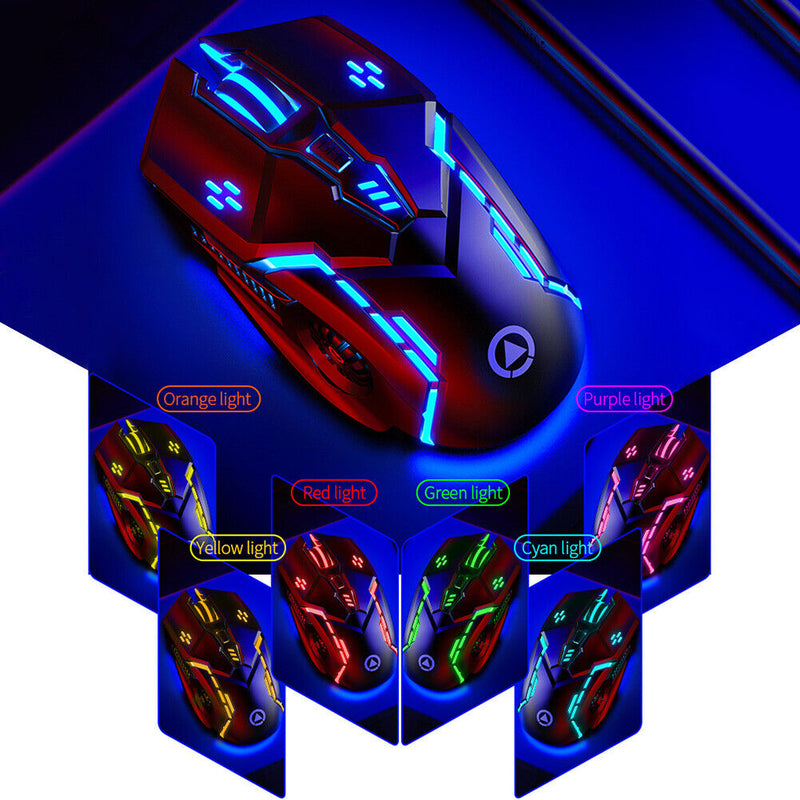 G5 Wired Gaming Mouse 6 Button 3500 DPI USB Computer RGB Light Mice (Black)