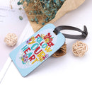 DIY Special Shaped Diamond Painting Letter Flower Leather Boarding Pass