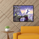 DIY Painting By Numbers Kits Hand Painted Cliff Horse Canvas Wall Arts Crafts