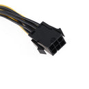 Video Card Connector 6Pin Male to Dual 8pin Female Power Adapter Cable