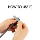 4 in1 Eyebrow Pencil Brow Liner Definer Brush Sharpener Beginners C7P3