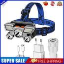 Fishing Headlamp USB Rechargeable Headlight + Car Charger EU Power Adapter