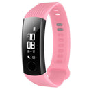 Silicone Wristwatch Band Strap for Huawei Honor 3 Smart Bracelet(Pink)