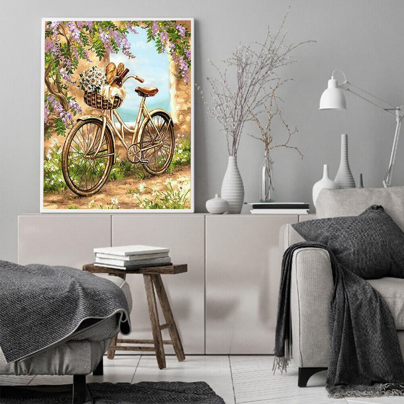 DIY Diamond Painting Bicycle Full Square Diamond Mosaic Wall