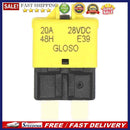 DC32V Manual Reset ATC Circuit Breaker Blade Fuse for Car Boat(20A Yellow)