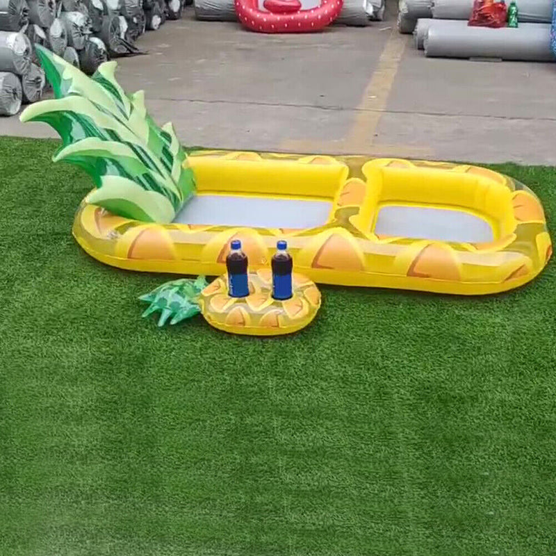 Inflatable Swimming Pool Floating Row Air Summer Water Float (Pineapple)