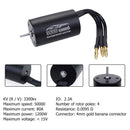 3660 4T 3300KV Waterproof Motor Brushless ESC Combo for 1/10 RC Cars Black Newly