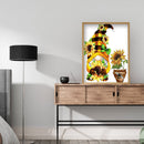 5D Diamond Art Kits, Sunflower Goblin, Round Drill, Diamond Art and Bas