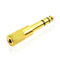 Stereo 6.35 Male To 3.5 Female Audio Adapter Stereo U4E8 Q7S3 Headphone L4G3
