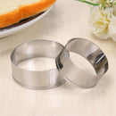6pcs Stainless Steel Round Sugar Cutting Die Fondant Cake Mold Decor Tool