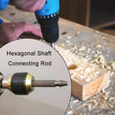 1/4 inch 50mm Hexagonal Shank Quick Coupling Drill Bit Adapters for Deck