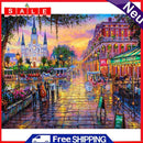 Painting By Numbers DIY Street View Canvas Oil Art Picture Home Room Decor Kit