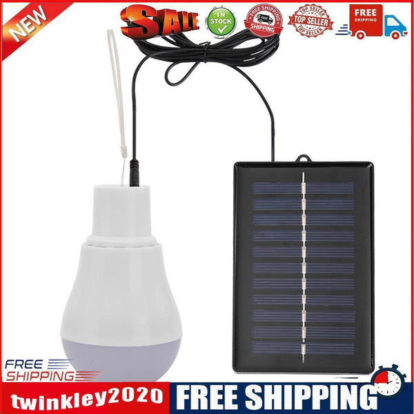 5V 15W 300LM Portable Solar Power Outdoor Lamp Low Power Consumption Bulb