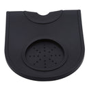 Silicone Coffee Tamper Holder Mat Coffee Press Maker Tamping Pad (Black L) Newly
