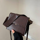 Women Zipper Solid Color Crossbody Bag Female PU Leather Small Designer Clutch