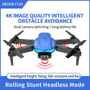 LS/RC F185 Pro 4K HD Dual Camera FPV RC Drone with 3 Battery (Blue) Newly