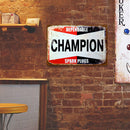 CHAMPION Retro Metal Plate Tin Sign for Bar Pub Club Cafe Art Poster Home Decor