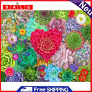 Love Succulent Plants Picture Diamond 5D Drill Round Painting DIY Full Kit Craft