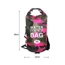 Outdoor Dry Bag Swimming Waterproof Sack for Boating Raft (30L Rose Red) Newly