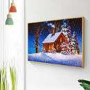 5D DIY House Scenery Diamond Painting Full Round Drill Rhinestone Decor Craft