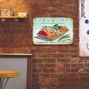 Retro Various Vegetables Metal Painting for Bar Pub Tin Plaques Wall Sign