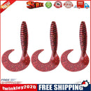3pcs 8.5 cm U-Shaped Artificial Soft Lure Wobbler Bait Fishing Tackle(SC005