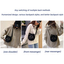 Women Plush Cartoon Chain Handbag Winter Zip Mini Shoulder Bag