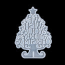 Epoxy Handmade Xmas Tree Christmas Mold Silicone  Mould Merry Christmas