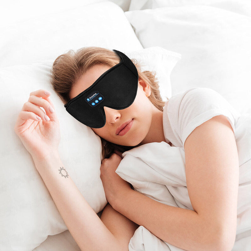 HiFi Music Earphones Eye Cover Soft Earphones Sleeping Eye Cover Music Headset