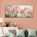 Pink Tulip Oil Paint By Numbers Kits DIY Handpainted on Canvas Gift Unframed