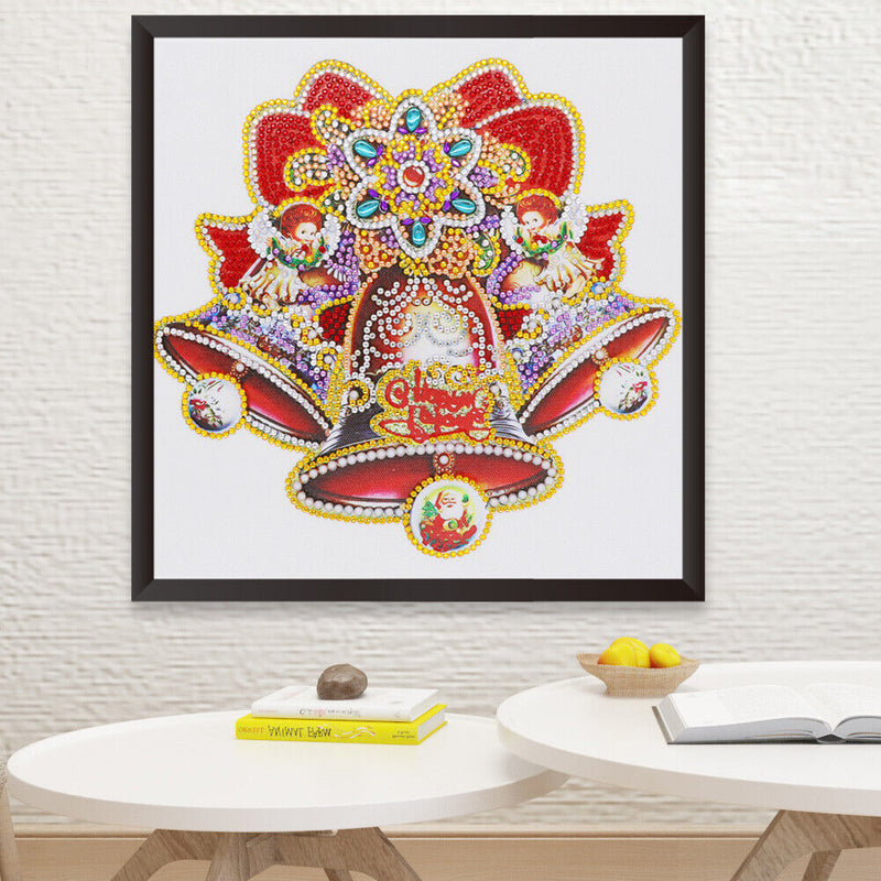 5D DIY Special Shaped Diamond Painting Christmas Bell Embroidery Mosaic Kit