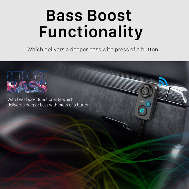 Car Bluetooth-Compatible 5.0 Receiver Wireless Adapter for Hands-Free Amplifier