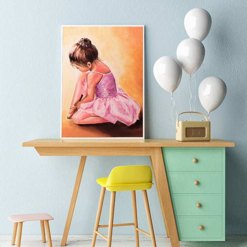 5D DIY Full Drill Diamond Painting Ballet Girl Embroidery Craft Needlework Set