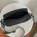 Women Nylon Zipper Shoulder Bags Lady Casual Solid Color Purse Messenger Bag