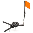 Winter Folded Triangular Black Fishing Rod Ice Fishing Flag Diaoyutai ABS
