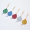 5pcs DIY Diamond Painting Leaves Keychain Full Special Shaped (QC038) Newly