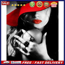 Oil Paint by Numbers Kit Beautiful Girl DIY Picture Drawing Art Wall Craft Gi