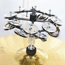 Portable Percussion Tambourine With Row Alloy Jigles Drum Sets Musical Accessory