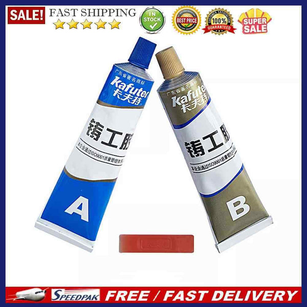 2pcs Iron Steel Water Tank Auto Radiator A+B Metal Repairing Adhesive Super