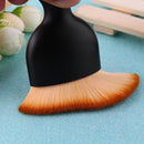 Makeup Brush S Shape Cosmetic Wine Glass Base Beauty Makeup Tools Brush Newly