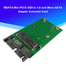 Computer PC MSATA Mini PCIe SSD to 1.8 inch Micro SATA Adapter Converter Card