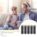 5pcs 3.5mm Female Stereo Headset 3-Pole 3.5mm Audio Adapter Connector Converters