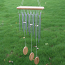 Happy Metal White Wind Chime Garden Home Decor Birthday Gift